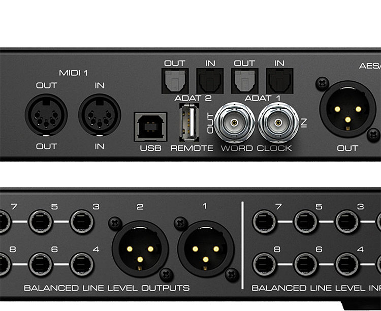 RME UFX II声卡专业外置USB用于录音编曲网络K歌直播